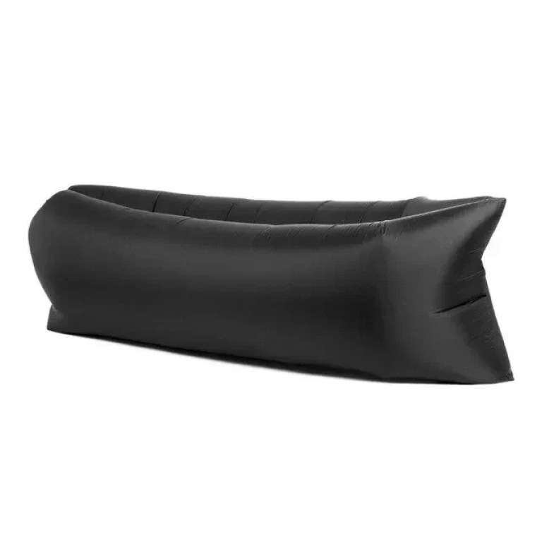Φουσκωτό Στρώμα & Κάθισμα Ξαπλώστρα Lazy Bag Inflatable Air Sofa 230CM, σε μαύρο χρώμα