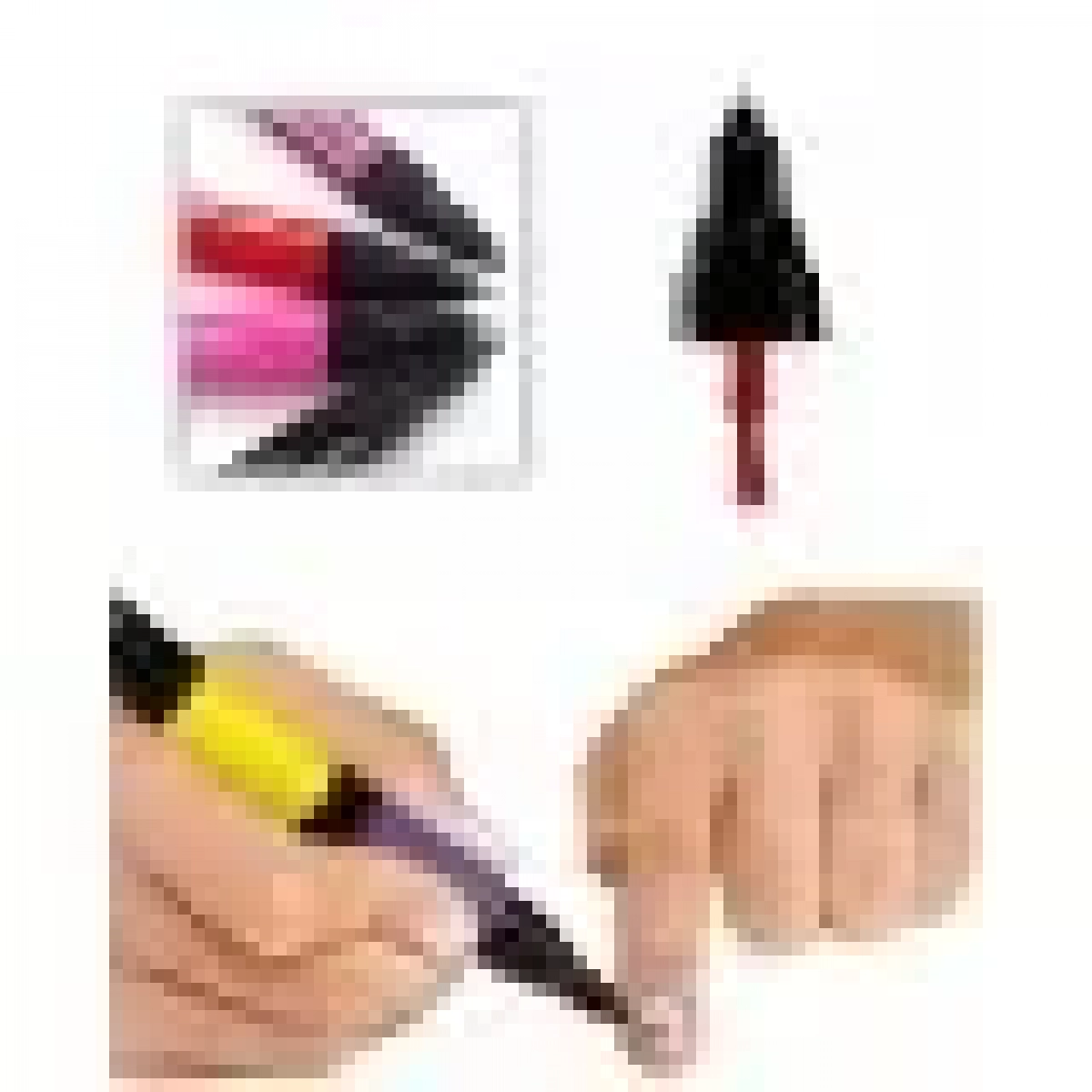 Πινέλα νυχιών με 6 Χρώματα - Nail Art Pens "Hot Designs"