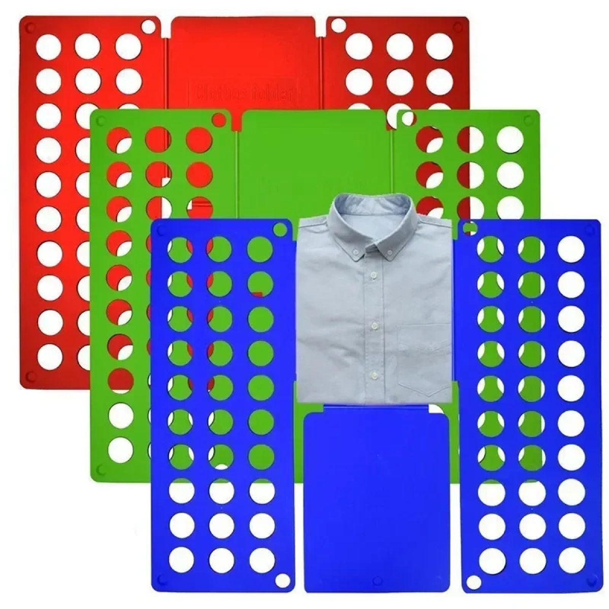 Διπλωτικό ρούχων - Clothes folder, σε ροζ χρώμα