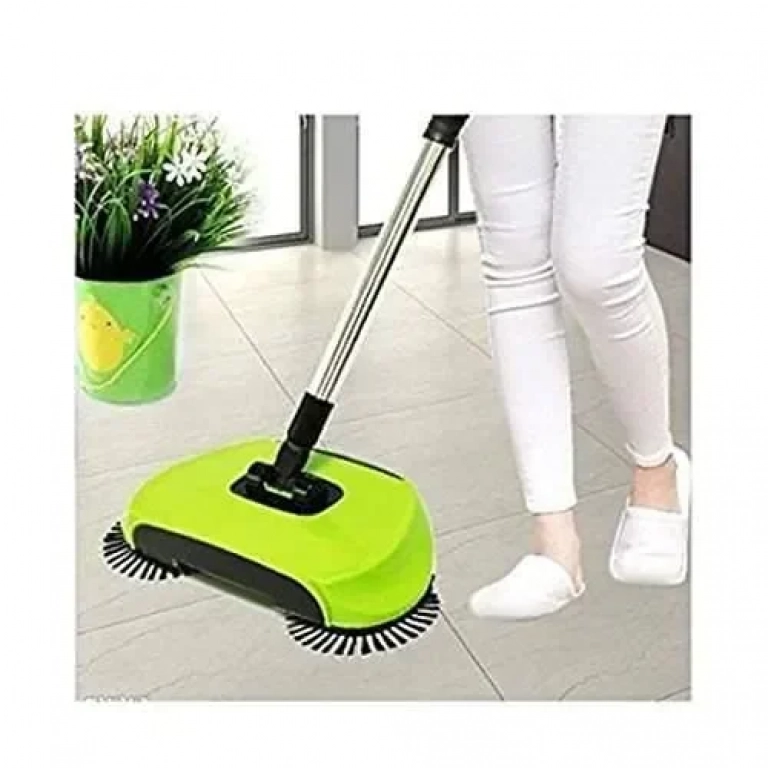 Περιστρεφόμενη σκούπα Sweep Drag All-In-One, σε πράσινο χρώμα