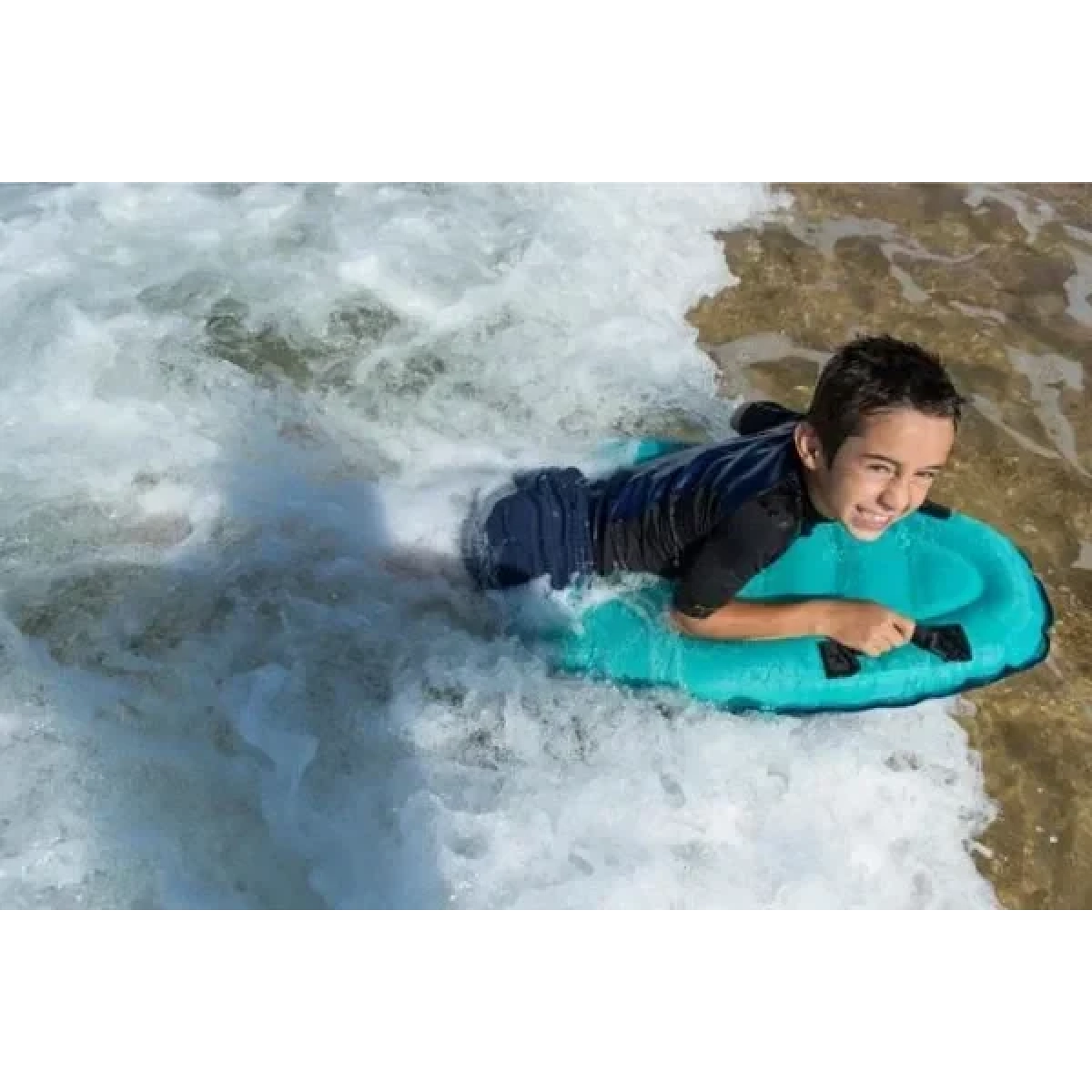 Φουσκωτή Σανίδα Σερφ Θαλάσσης με Λαβές BB Discovery Kid, κατάλληλο για παιδιά 4-8 ετών, σε πράσινο χρώμα