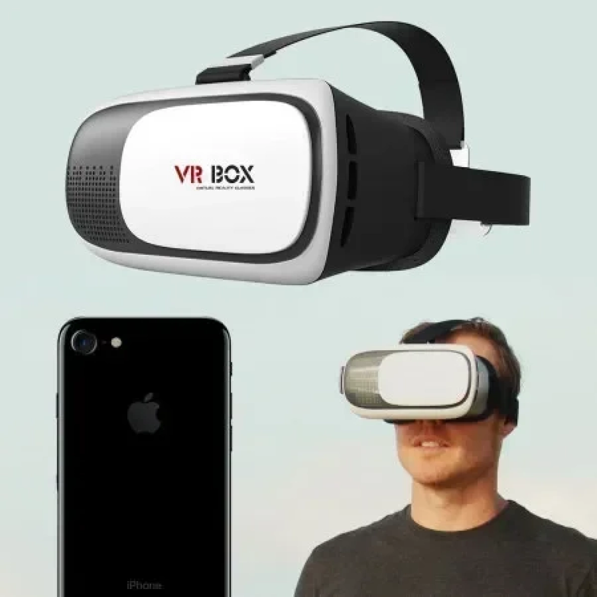 3D Γυαλιά Εικονικής Πραγματικότητας VRBOX V2.0 για Κινητά εώς 6" με Bluetooth Χειριστήριο