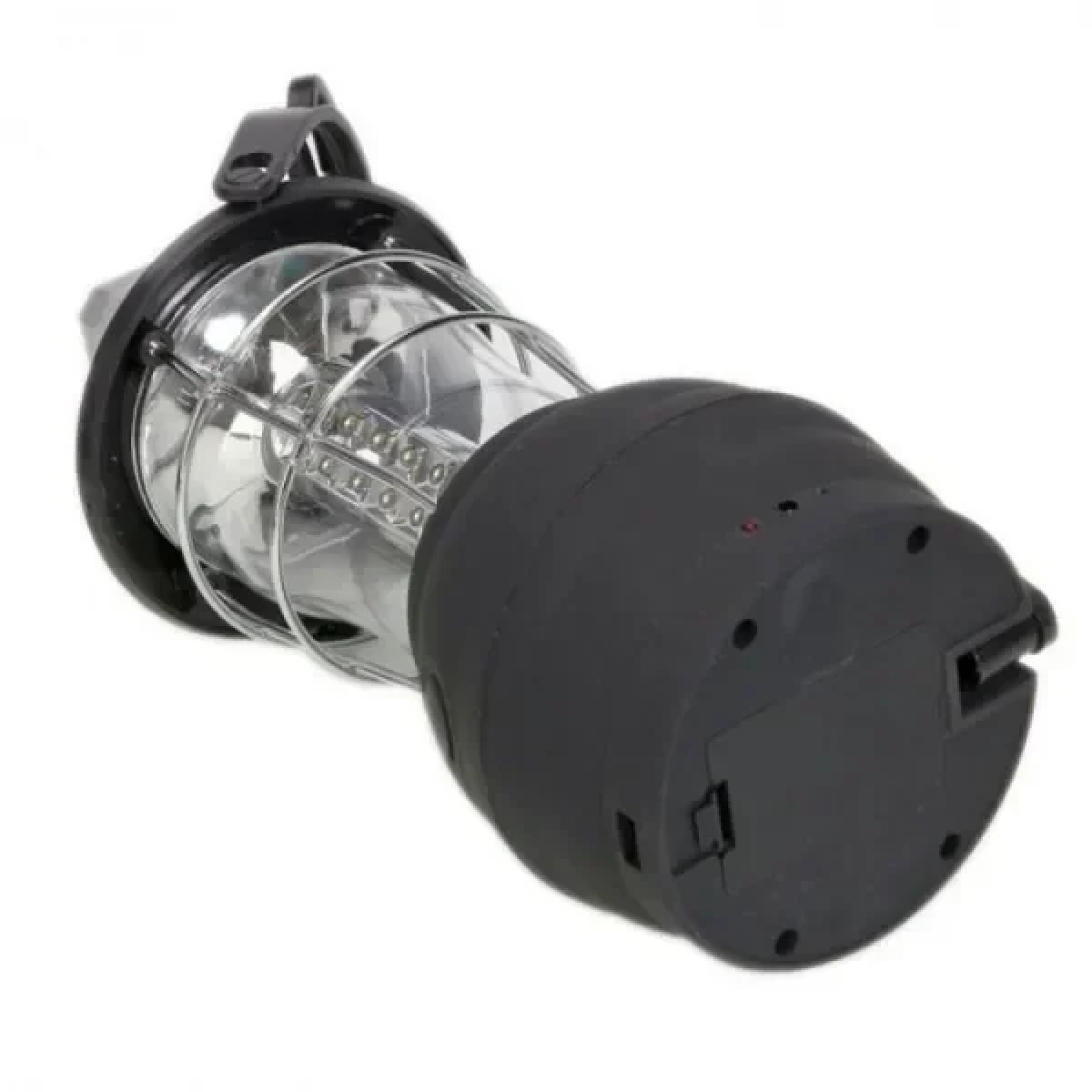 Πτυσσόμενος Ηλιακός Φακός Φανάρι Camping Led 1W+12LED Και PowerBank GSH 7088B OEM, σε μαύρο χρώμα