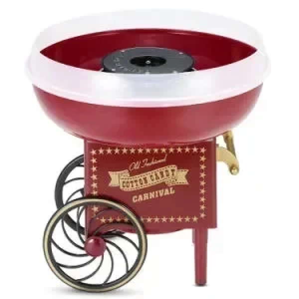 Μηχανή για Μαλλί της Γριάς OEM Cotton Candy Maker, σε κόκκινο χρώμα