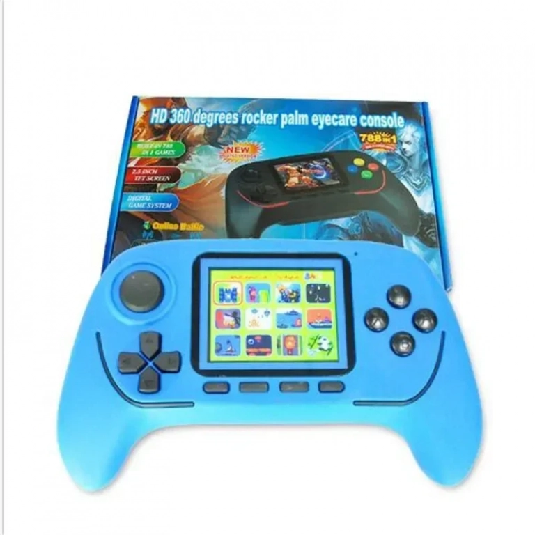 Κονσόλα χειρός 16-bit 788 παιδικά παιχνίδια - OEM 8718, σε γαλάζιο χρώμα
