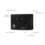 Action Κάμερα Ultra HD 4K WiFi Waterproof H9 – OEM TP-CM-H9
