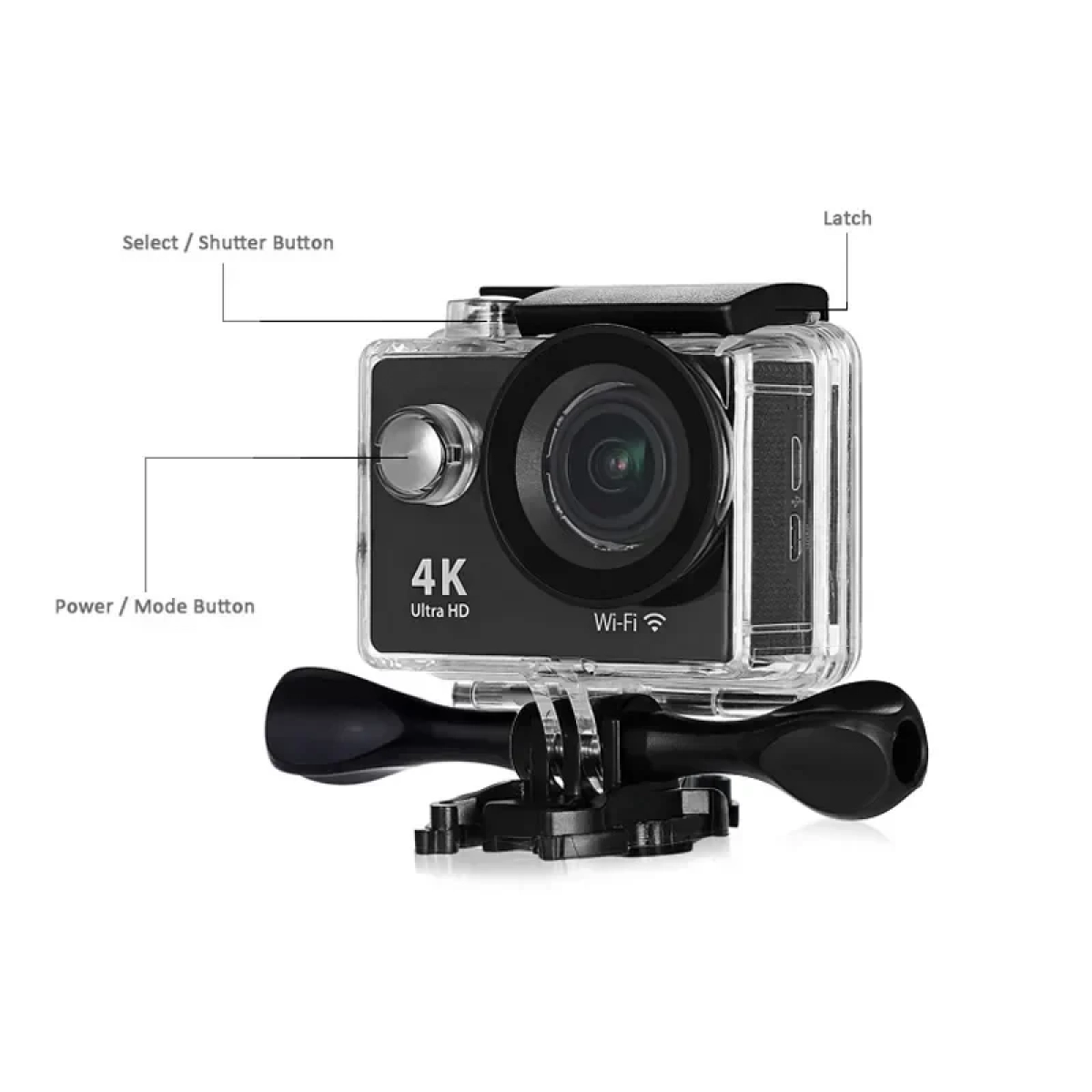 Action Κάμερα Ultra HD 4K WiFi Waterproof H9 – OEM TP-CM-H9