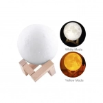 Ανάγλυφο Φωτιστικό Αφής 3D Φεγγάρι Moon Light LED Επαναφορτιζόμενο με 3 Αποχρώσεις