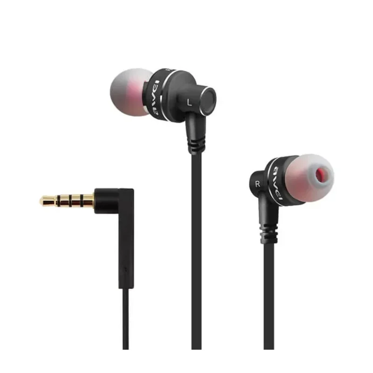 Ακουστικά Awei ES-10TY Hands-Free In-Ear, σε μαύρο χρώμα
