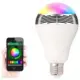Bluetooth LED Λάμπα 6W E27 Πολύχρωμη με Ηχείο 3W με App Εφαρμογή για Android & iOS