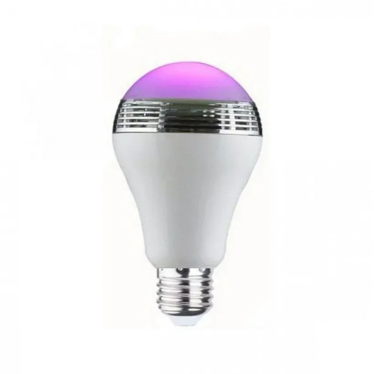 Bluetooth LED Λάμπα 6W E27 Πολύχρωμη με Ηχείο 3W με App Εφαρμογή για Android & iOS