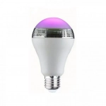 Bluetooth LED Λάμπα 6W E27 Πολύχρωμη με Ηχείο 3W με App Εφαρμογή για Android & iOS