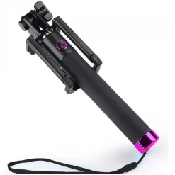 Selfie Stick Jack 3.5mm A85008, σε ροζ χρώμα