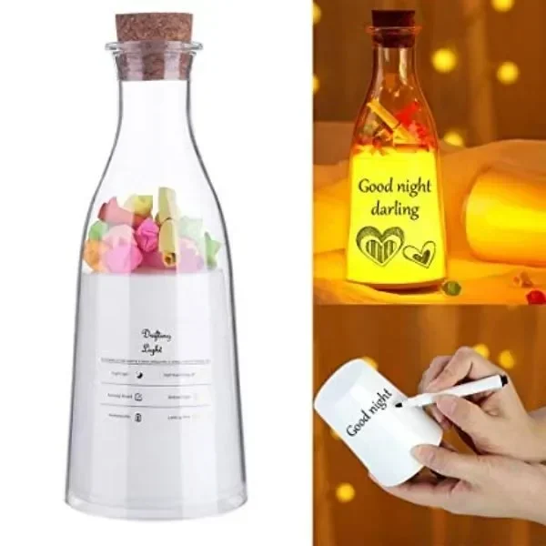 Μπουκάλι Ευχών Επαναφορτιζόμενο Usb Led - Message Wishing Bottle Led