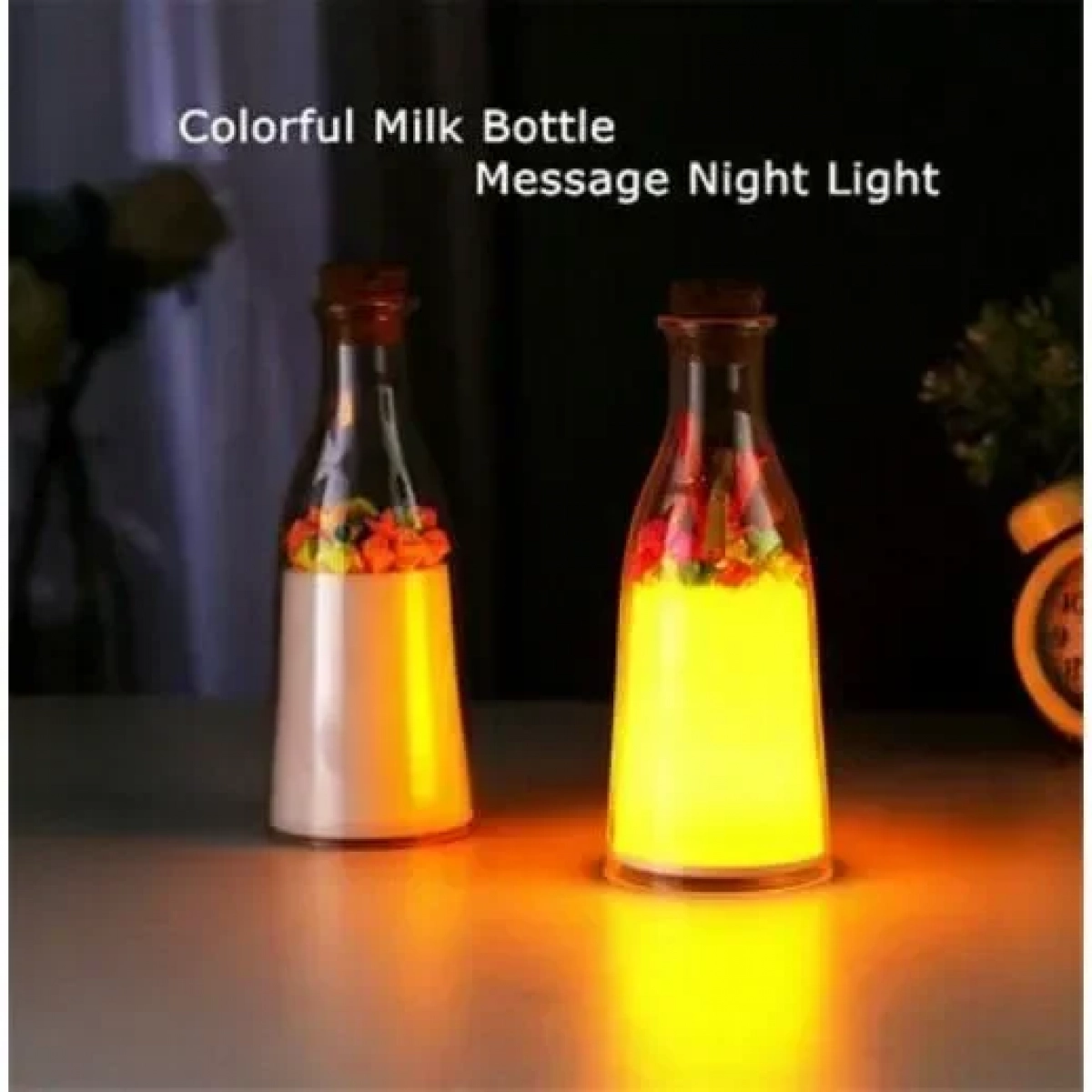 Μπουκάλι Ευχών Επαναφορτιζόμενο USB LED - Message Wishing Bottle LED