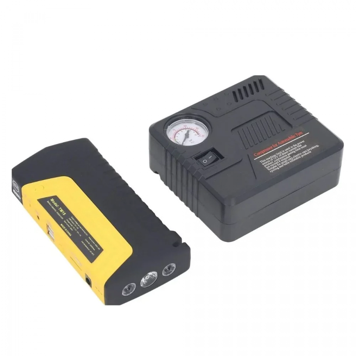 Εκκινητής μπαταρίας αυτοκινήτου 12v starter 16800Mah tm-15
