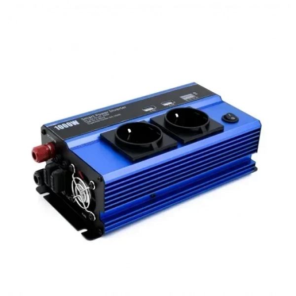Έξυπνος μετατροπέας ισχύος αυτοκινήτου 1000W 12V 220V Andowl QY-7011