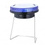 Φανάρι LED Energy Lamp Ηλιακό με Φακό 10cm Solar Camp Lamp YX-5608-1 Μπλε