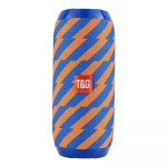 Φορητό Ασύρματο Ηχείο Bluetooth T&G TG-117, σε μπλε/πορτοκαλί χρώμα