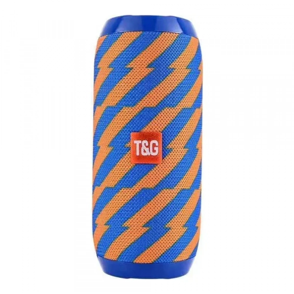 Φορητό Ασύρματο Ηχείο Bluetooth T&G TG-117, σε μπλε/πορτοκαλί χρώμα