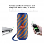 Φορητό Ασύρματο Ηχείο Bluetooth T&G TG-117, σε μπλε/πορτοκαλί χρώμα