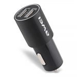 Φορτιστής Αυτοκινήτου AWEI C100 Dual USB σε μαύρο χρώμα