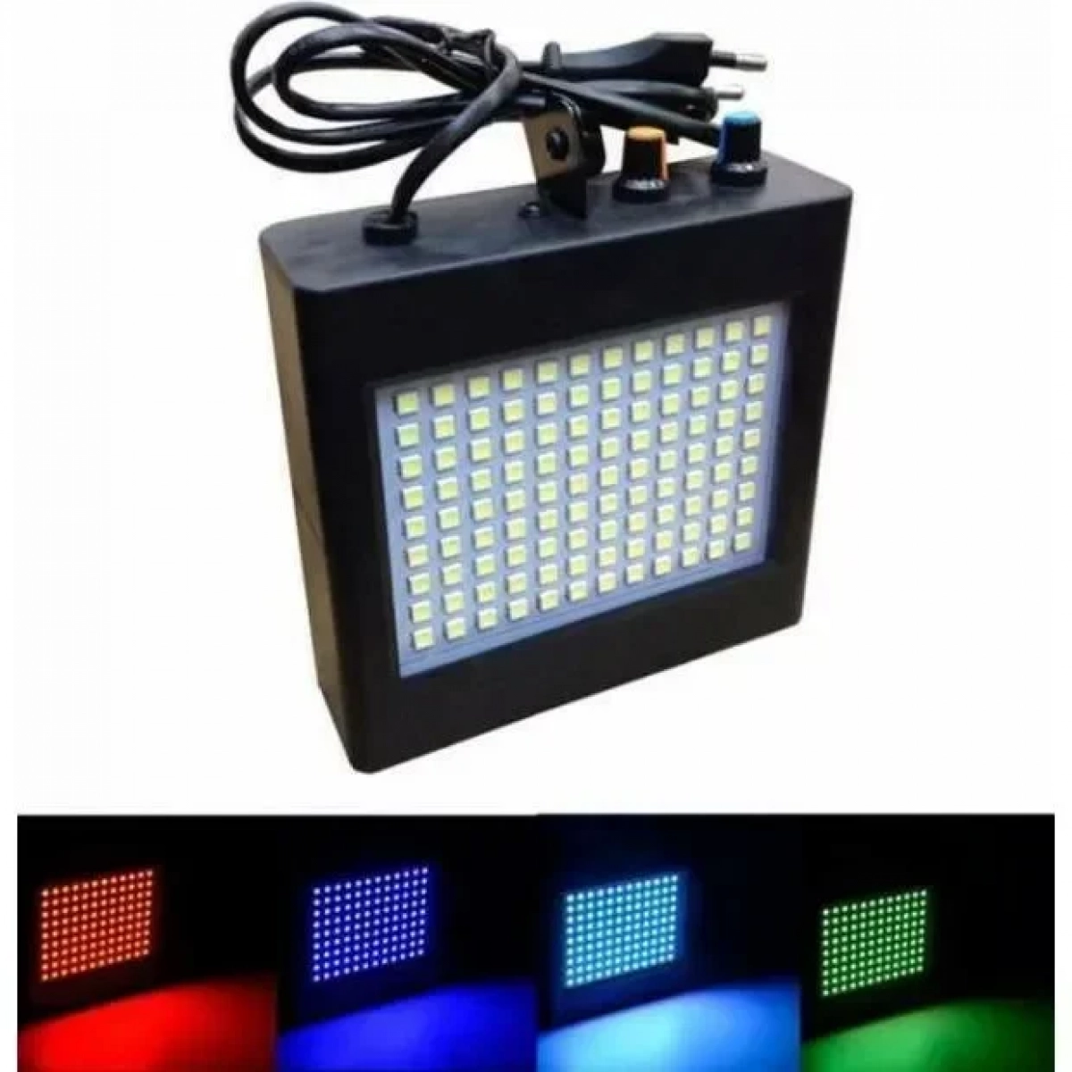 Φωτορυθμικό LED Room Strobe 108 DJ 25W OEM Μαύρο Χρώμα