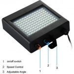 Φωτορυθμικό LED Room Strobe 108 DJ 25W OEM Μαύρο Χρώμα