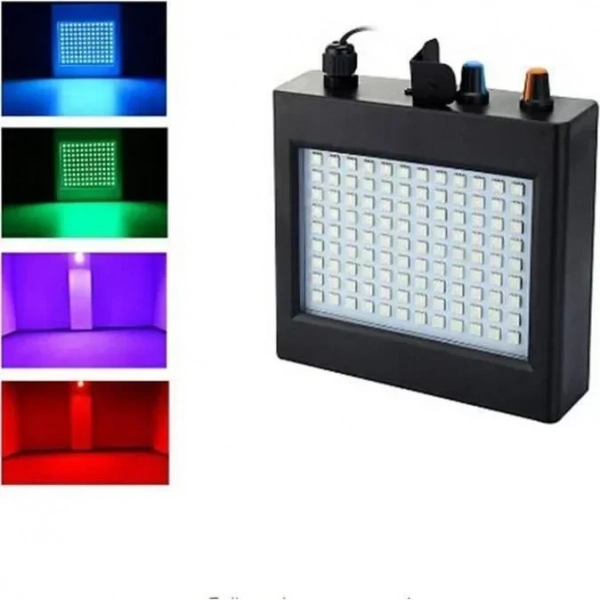 Φωτορυθμικό LED Room Strobe 108 DJ 25W OEM Μαύρο Χρώμα