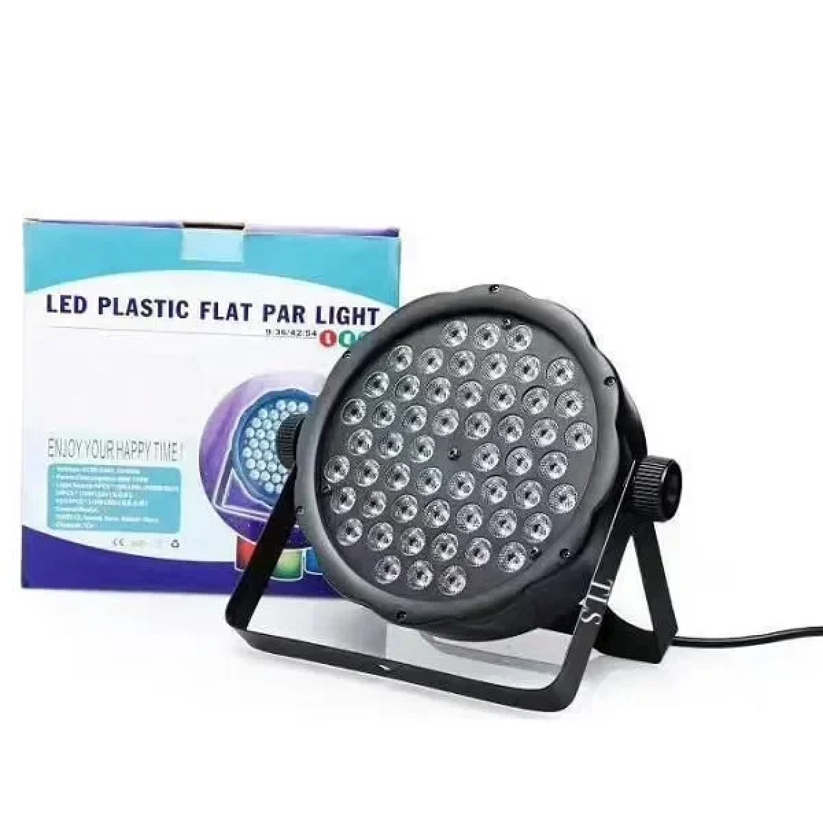 Φωτορυθμικό RGB με 54 LED Προβολέας DJ Flat Par Stage Light, Dmx512