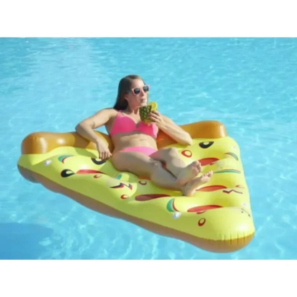 Φουσκωτό Στρώμα Pizza για Θάλασσα και Πισίνα, Γίγας, μήκους 165 εκατοστά