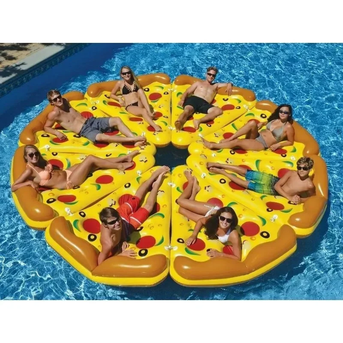 Φουσκωτό Στρώμα Pizza για Θάλασσα και Πισίνα, Γίγας, μήκους 165 εκατοστά