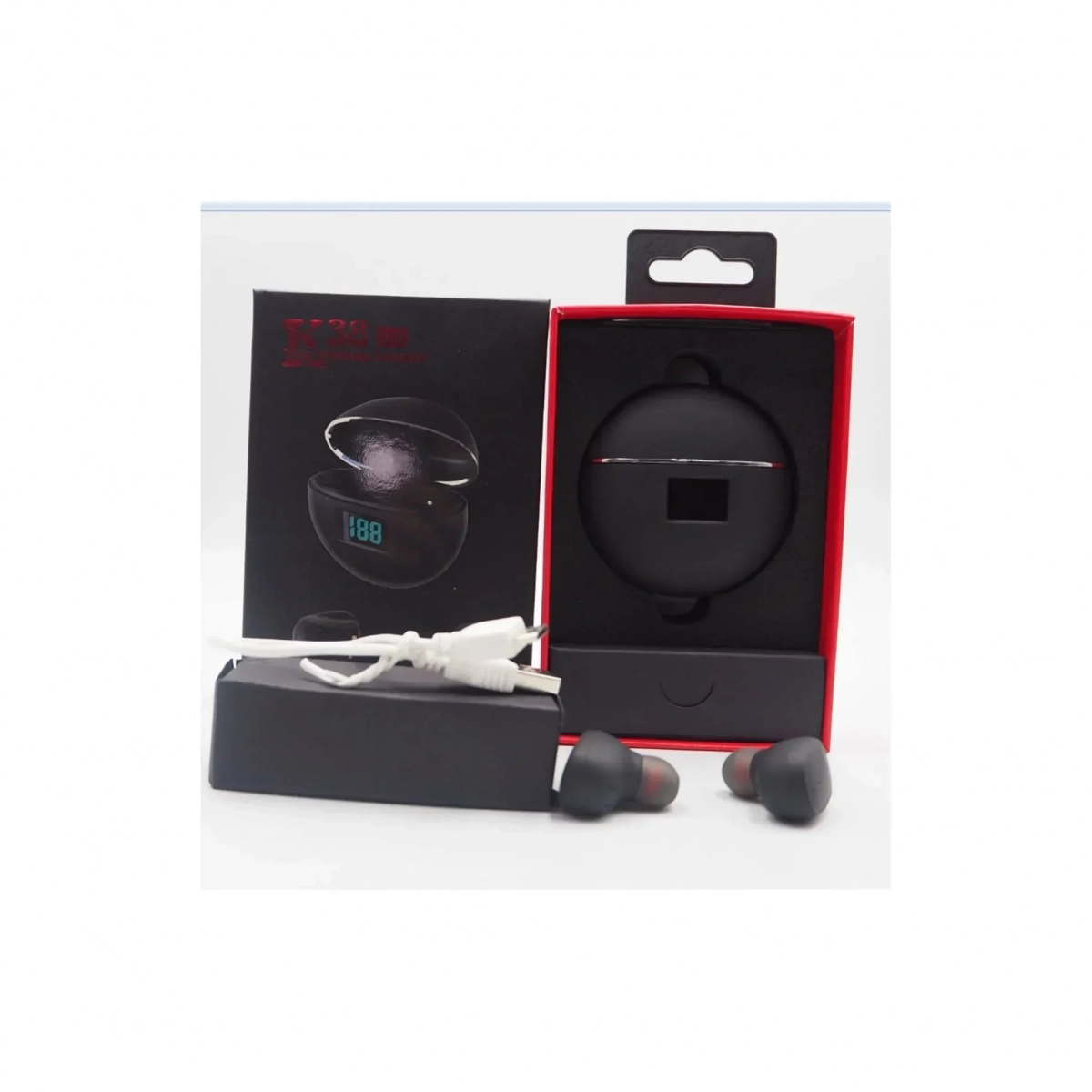 Ασύρματα Bluetooth Ακουστικά - Headphones Wireless Bluetooth 5.0 - K38 TWS