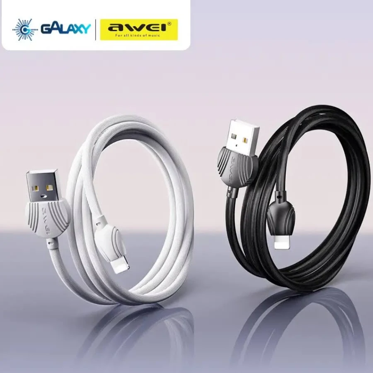 Καλώδιο Awei CL-63 Usb to Lightning, σε λευκό χρώμα