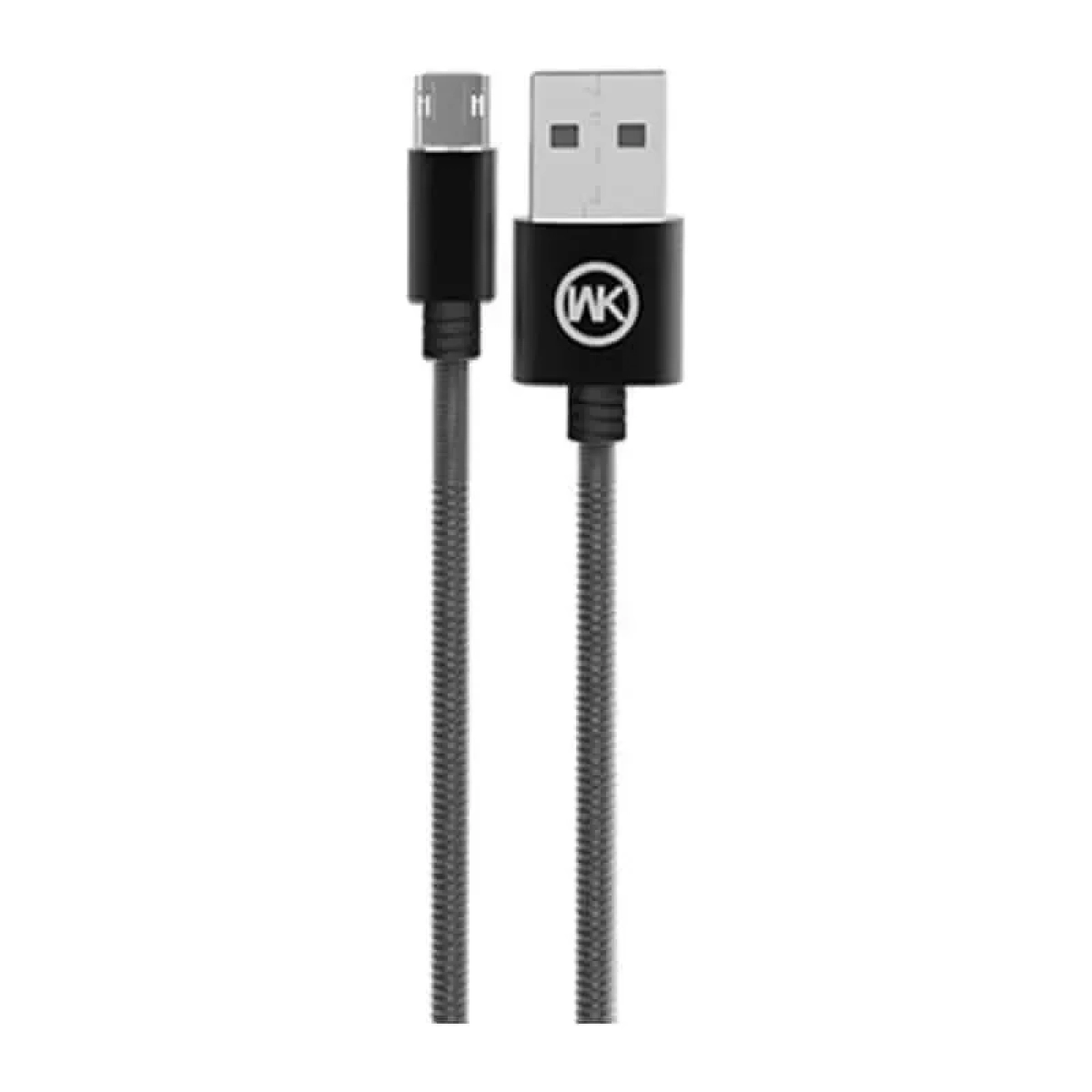 Καλώδιο WK WDC-013 King Kong Braided Micro Usb to USB 1m, σε μαύρο χρώμα