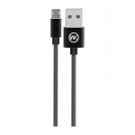 Καλώδιο WK WDC-013 King Kong Braided Micro Usb to USB 1m, σε μαύρο χρώμα