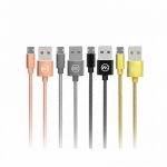 Καλώδιο WK WDC-013 King Kong Braided Micro Usb to USB 1m, σε μαύρο χρώμα