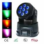 LED Φωτορυθμικό με Ρομποτική Κεφαλή Smart Rainbow DP-518 RGBW Μαύρο
