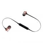 Μαγνητικά Ακουστικά Bluetooth Ipipoo iL91BL Bass Ροζ/Χρυσό