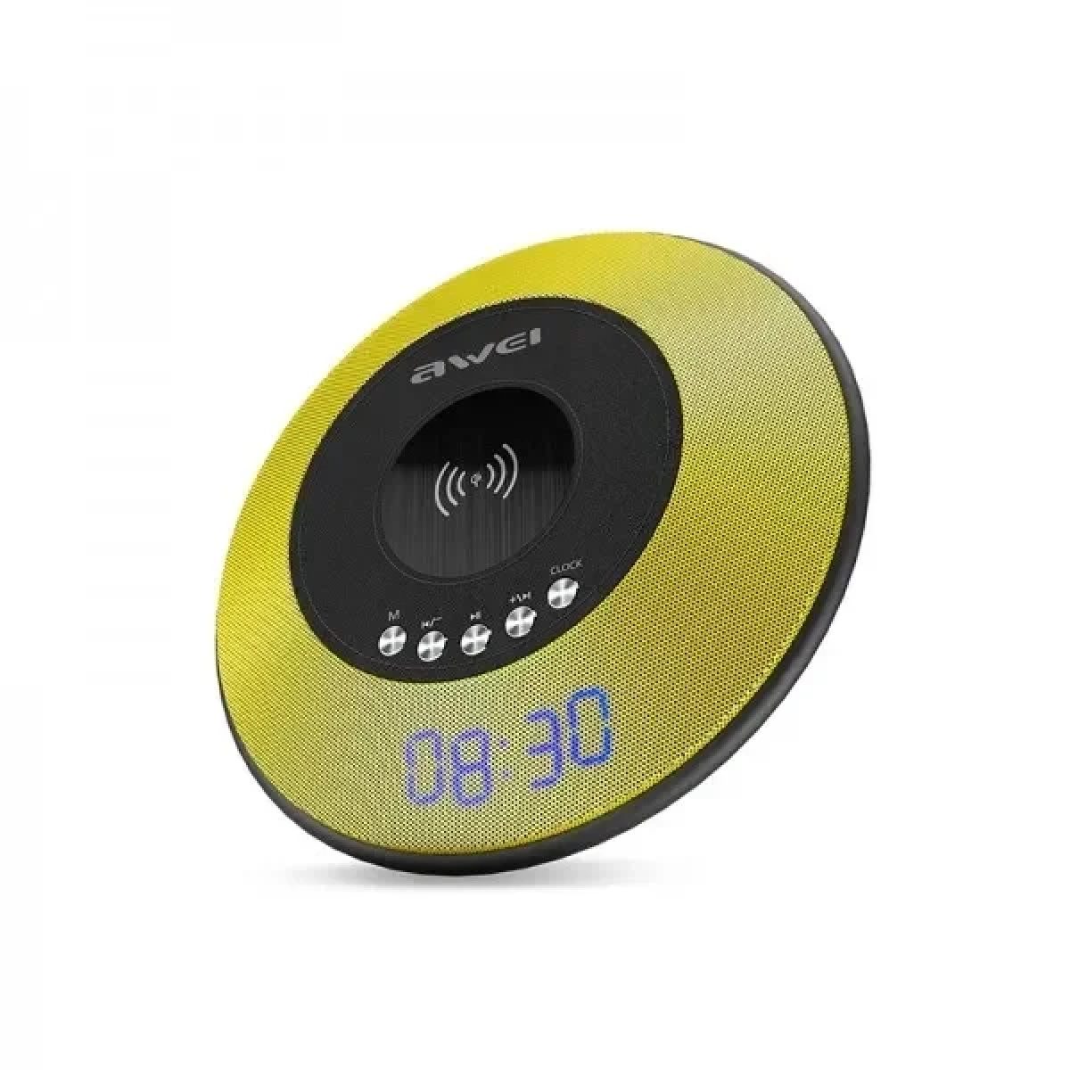 Ασύρματος Φορτιστής Awei Y290 με ηχείο Bluetooth, σε κίτρινο χρώμα