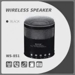 Μini Bluetooth Ηχείο WS-851, σε μαύρο χρώμα