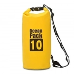 Ocean Pack Στεγανός Σάκος Ώμου με Χωρητικότητα 10 Λίτρων Κίτρινο Χρώμα