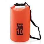Ocean Pack Στεγανός Σάκος Ώμου με Χωρητικότητα 10 Λίτρων Πορτοκαλί Χρώμα