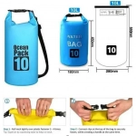 Ocean Pack Στεγανός Σάκος Ώμου με Χωρητικότητα 10 Λίτρων Πορτοκαλί Χρώμα