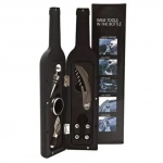 Σετ Κρασιού σε Θήκη Μπουκάλι 5τμχ - Wine Tools in a Bottle