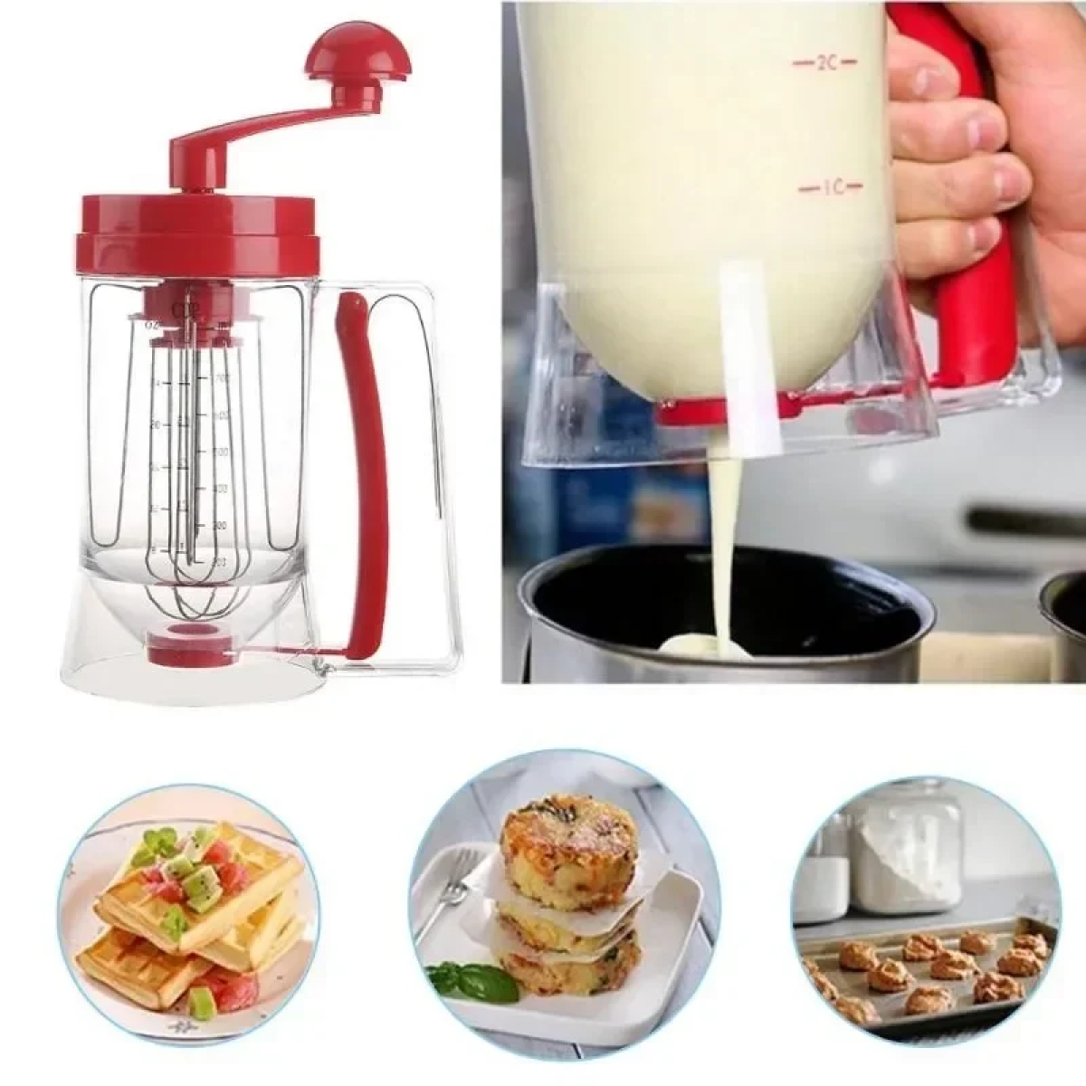 Συσκευή για Τηγανίτες, Κρέπες, Pancakes, Muffins & Cupcakes με Αναδευτήρα