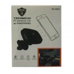 Βάση κινητού αυτοκινήτου με μαγνήτη Technovo TN-V001 OEM μαύρη - Image 2