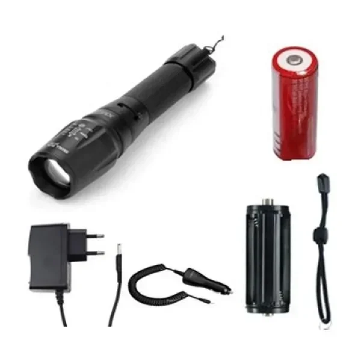 Φακός Πολύ Ισχυρός 1000 Lumens CREE LED XML T6