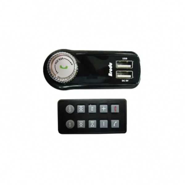Brody KCB-669 FM Transmitter 6 in 1 - FM Πομπός Αυτοκινήτου με USB Φόρτισης 1A και Χειριστήριο