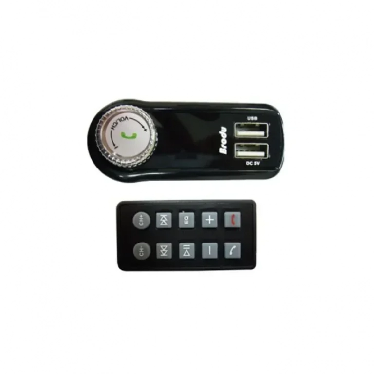 Brody KCB-669 FM Transmitter 6 in 1 - FM Πομπός Αυτοκινήτου με USB Φόρτισης 1A και Χειριστήριο